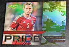 2015-16 Select National Pride Jan Vertonghen CAMO # /249 Prizm Belgium 2016