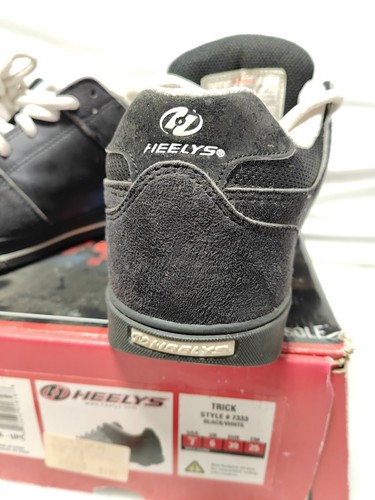 Heelys Trick 7333 UK6 Black/White USA7 - Picture 5 of 14