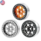 4x 2.2" Metal Beadlock Wheel Hub Rims for 1/10 RC Rock Crawler Axial TRX-4 SCX10