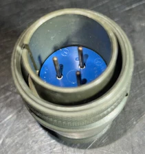 Amphenol Industrial 20-6P 4-263 20-6PR Circular Connector Plug. NOS-SURPLUS