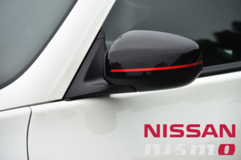 NISMO OEM GENUINE RED STRIPE LINE 2PCS FOR NISSAN 370Z FRONT DOOR 