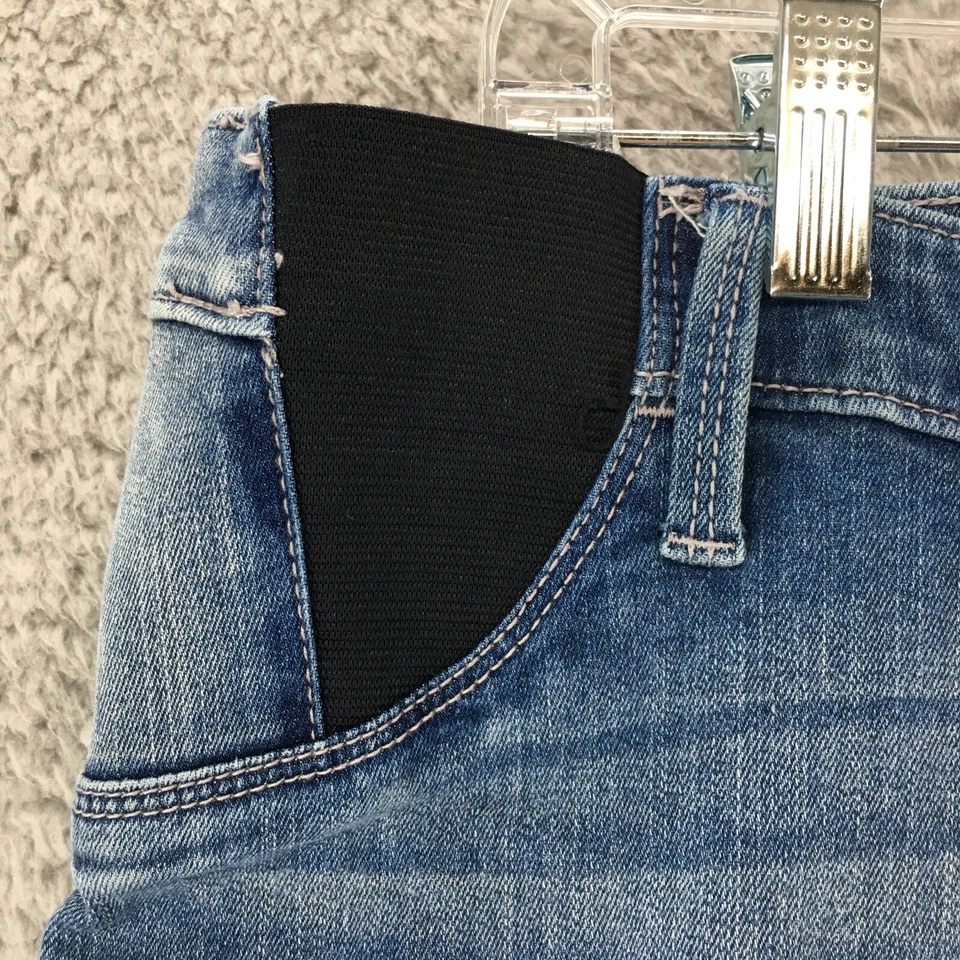 Liz Lange Maternity Distressed Jeggings Womens Small Blue Denim Skinny Jeans - Image 3 of 4