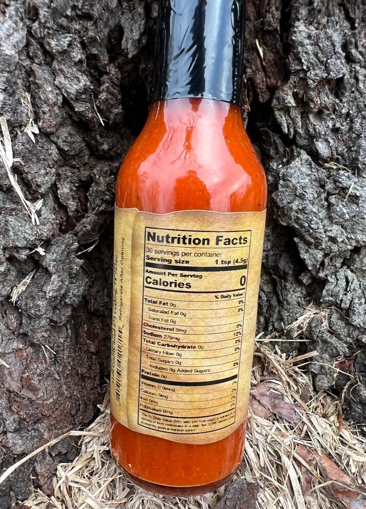 PEPPER BELLY PETE'S ZIPPY-ZAP PREMIUM PEPPER SAUCE - 5 OZ BOTTLE