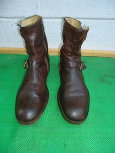 frye zip boots mens