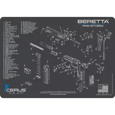 For Beretta PX4 STORM Armorers Cleaning Bench Mat Cerus Gear PREMIUM USA 