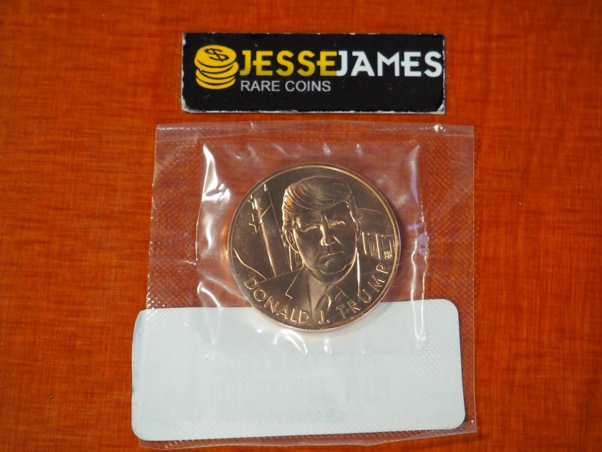 Donald J. Trump 記念メダル 3枚セット純銅99.99 MINT FRESH DONALD J TRUMP OFFICIAL U.S. MINT BRONZE MEDAL MINT