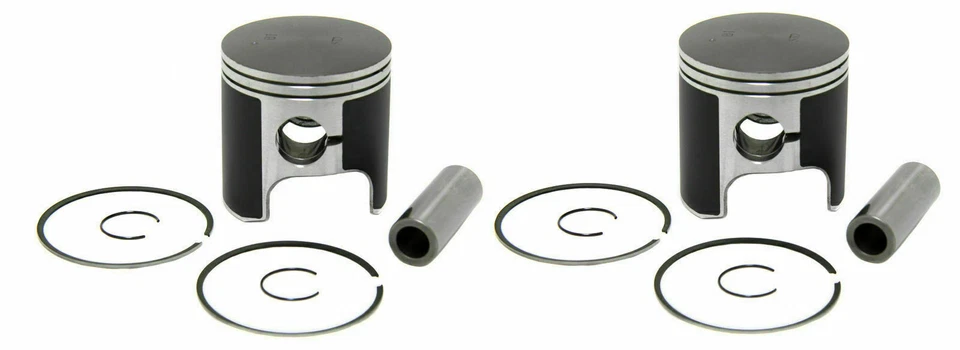 2004 Arctic Cat Mountain Cat 800 SPI Pistons Bearings Full Gasket Crank Seals - Image 2 of 4