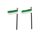 AC4069A:Replica Bing Flags Gauge 0/1 for Model Railway Buildings (2)