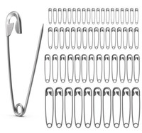 200X StüCk Sicherheitsnadeln Mix - Klein & Groß - Safety Pins Set