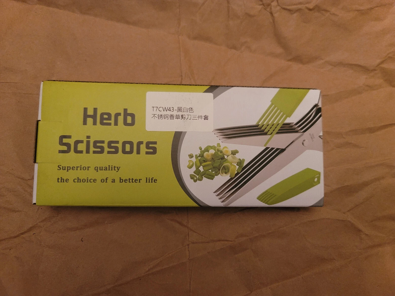 HERB SCISSORS BLACK - NEW, OPEN BOX, UNBRANDED
Opens in a new window or tab