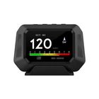 Car HUD Head Up Display OBD2+GPS Dual System Smart Slope Meter LCD Speedometer