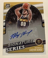 2021-22 Optic Markus Howard Signature Series Auto #SS-MKH