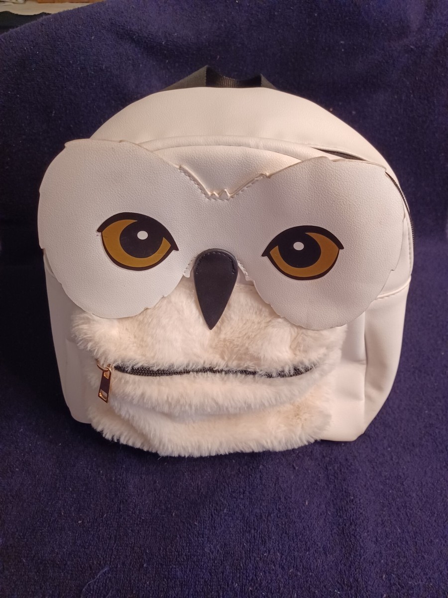Harry Potter White Hedwig Owl Faux Leather Mini Backpack