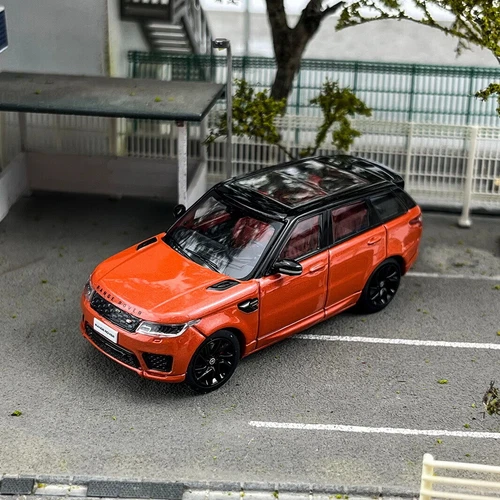 WHELART 1/64 Scale Land Rover Range Rover Sport 2018 Orange Diecast Car Model - Picture 1 of 5