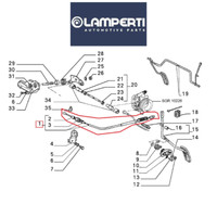 Gaspedal Kabel Fiat Croma - Lancia Thema Lamperti FüR 82437904