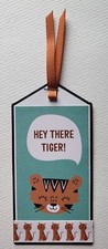 Zoo Tag Tiger. Scrapbook, Card Making Paper Piecing