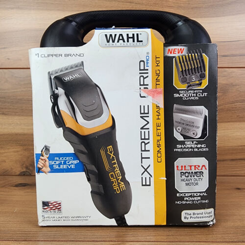 Wahl 79465-300 Extreme Grip Pro Hair Clippers Cutting Kit +24 Pieces Set - Afbeelding 1 van 7