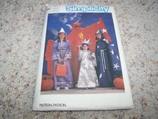 Simplicity COSTUME PATTERN 6672 ADULT 36-38 MEDIUM Wizard Devil Statue O Liberty