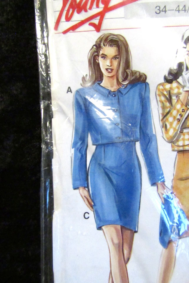 Women Dress & Jacket Sewing Pattern S21491 Size 8-18 Uncut Young Collection - Image 4 of 4