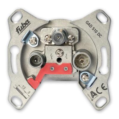 Fuba SAT Steckdose 3-Loch Durchgangsdose 10 dB - Antennendose Unicable-tauglich