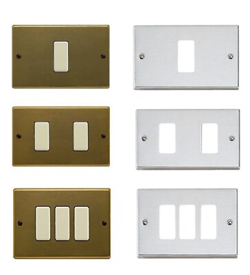 Kit Supporto E Placca BTicino Magic - 3 Moduli, Colore Avorio, Per Installazione A Parete