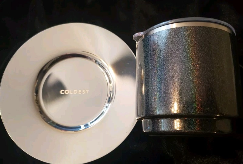 COLDEST Premium ESPRESSO CUP  4OZ STARDUST GLITTER