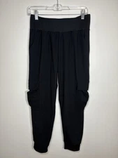 Rewash Brand Black Pants Cargo Joggers Women’s Size Medium