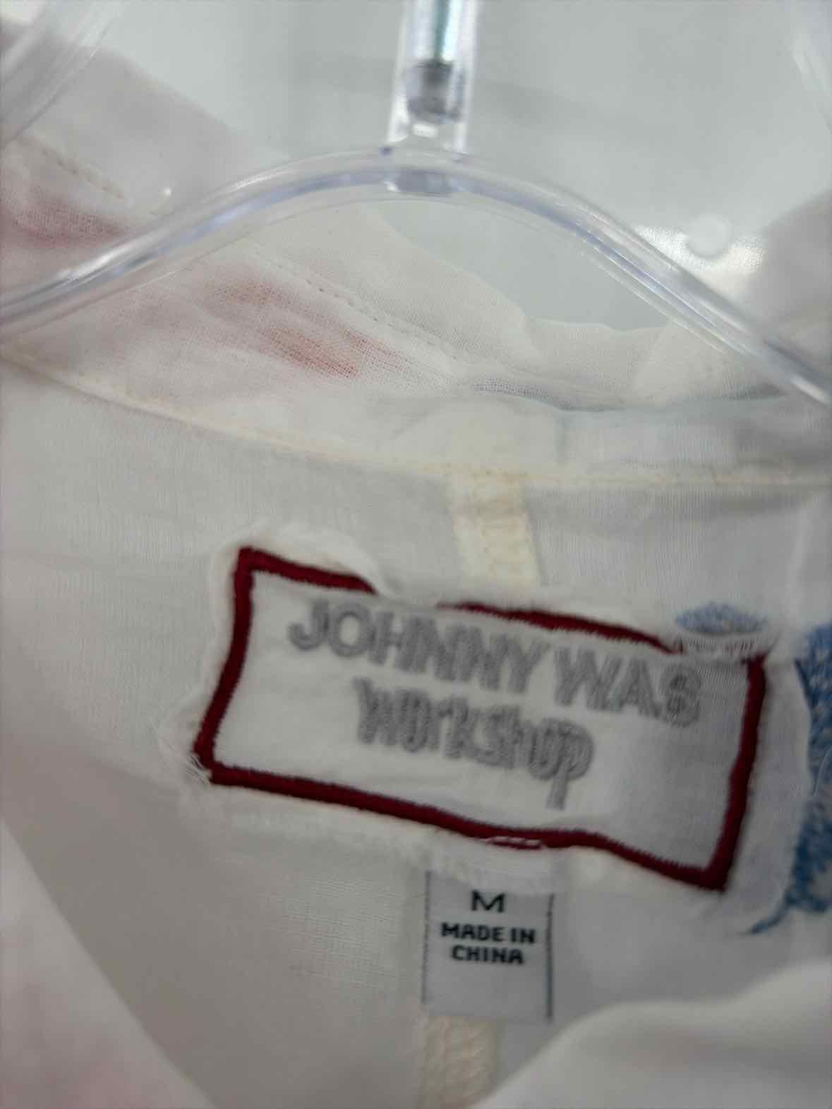Johnny Was Workshop White Size Medium Embroidered… - image 2