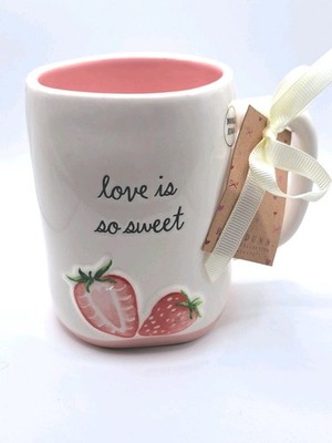 RAE DUNN   Tasse Becher  LOVE IS SO SWEET   Erdbeeren