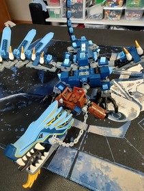 RARE LEGO 2521 Ninjago Lightning Dragon Battle - Incomplete Dragon build only