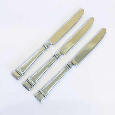 Oneida CADENCE Dinner Knife Knives NEW 18/10 Stainless Indonesia (Set Of 3)