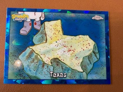 2025 Topps Chrome SpongeBob SquarePants Sapphire (Sandy Cheeks) Texas #124