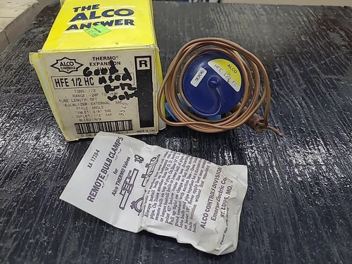 Alco HFE 1/2 HC THERMO EXPANSION Valve 1/2 TON. (See Pics)