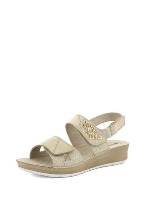 Damen Komfort Sandalen hellbeige Inblu Art. FC66