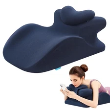 Memory Foam Ergonomic Wedge Pillow, Prone Pillow for Sleeping, Reading Pillow...