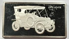 Vintage 1909 White Centennial Car Sterling Silver 1000 Grains Ingot Bar Franklin