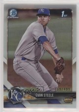 2018 Bowman Chrome Prospects Refractor 369/499 Evan Steele #BCP245 n1u