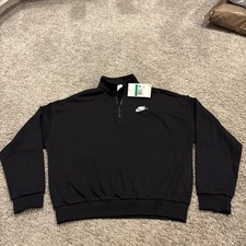 NEW WITH TAG Nike Girls Sportswear Club Fleece Pullover DQ9125-010 Size XL 45