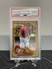 🎣Mike Trout 2023 Topps Gilded Collection Red Refractor Auto #/5 PSA 10💎Pop 1📈