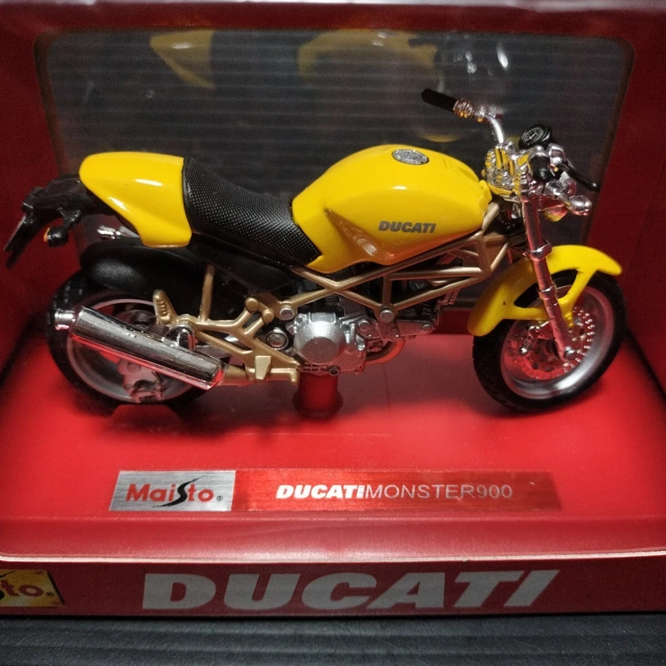 Maisto 1 18 DUCATI MONSTER900 Ducati Maisto Motorcycle Mini Car Ducati Monster Y - Image 3 of 4