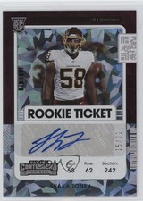 2021 Panini Contenders Rookie Cracked Ice Ticket 15/21 Shaka Toney #256 Auto 3hd