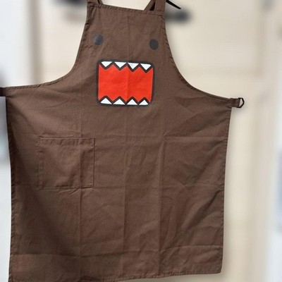 Domo Kun NHK character Face Apron Rare collection