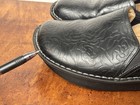 Alegria Debra Clogs Womens EU 42 US 11.5-12 Black Rose Embossed Leather DEB-531 — photo 4