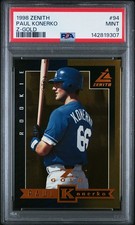 1998 ZENITH Z-GOLD #94 PAUL KONERKO 64/100 PSA 9