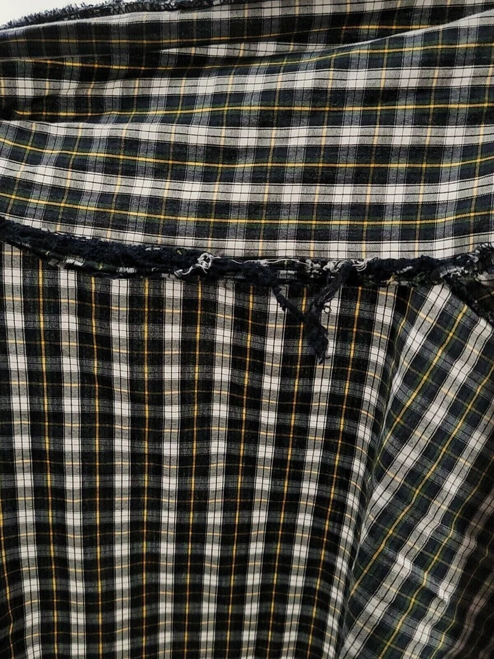 Tommy Hilfiger Hombres Multicolor Cuadros Mangas Largas Bata de Baño con Corbata en la Cintura Foto 3 de 4