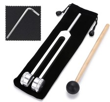 Weighted Tuning Fork 136.1 Hz OM Solfeggio Heart Chakra Sound Healing Tool