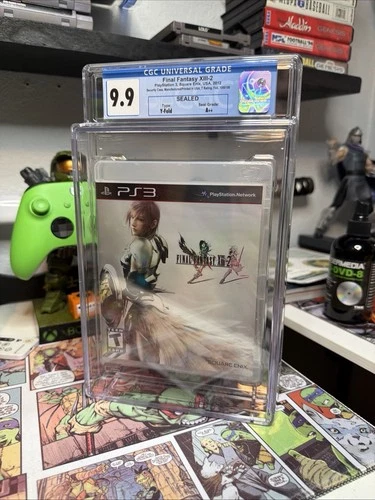Final Fantasy XIII-2 PS3 CGC 9.8 A++ Sealed 1st Print Foil Cover Security Case