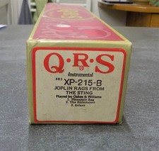 QRS Player Word Roll XP-215B 3X Joplin Rags from The Sting Film. Eine gro&szlig;e Rolle