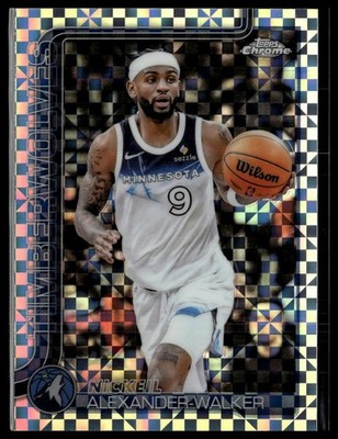 2025-26 Topps Chrome #193 Nickeil Alexander-Walker X-Fractor