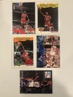 NBA Bulls Michael Jordan Collectibles / 5 Card Lot